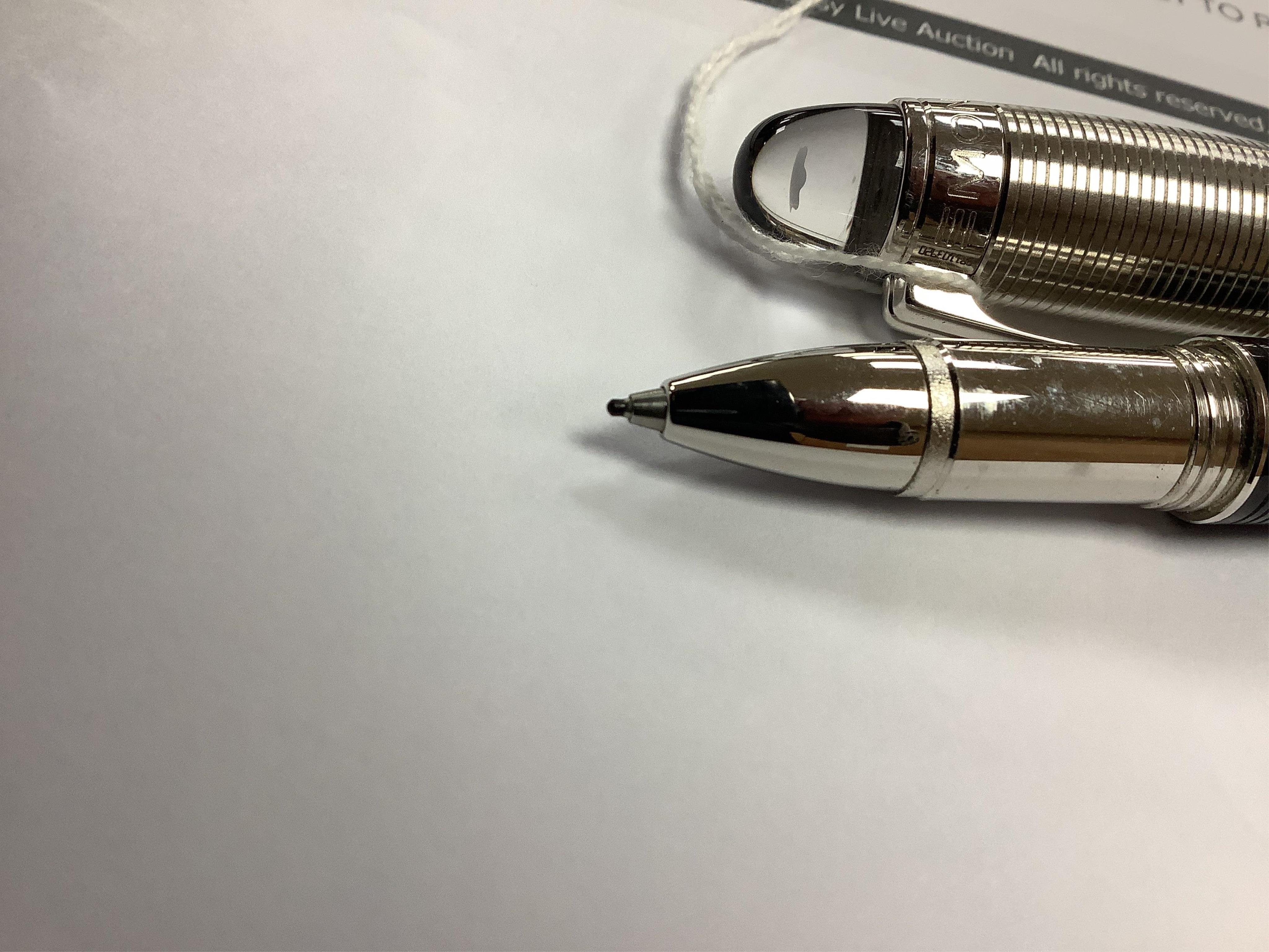 A Mont Blanc Starwalker pen, boxed. Condition - good